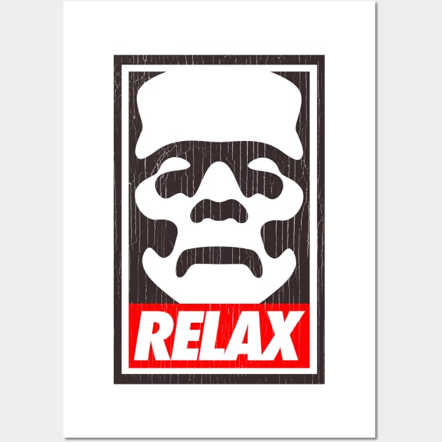 Frankie Says Relax Wall Art by Vamplify